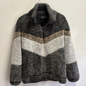 Garacila Women's Multicolor Teddy Jacket